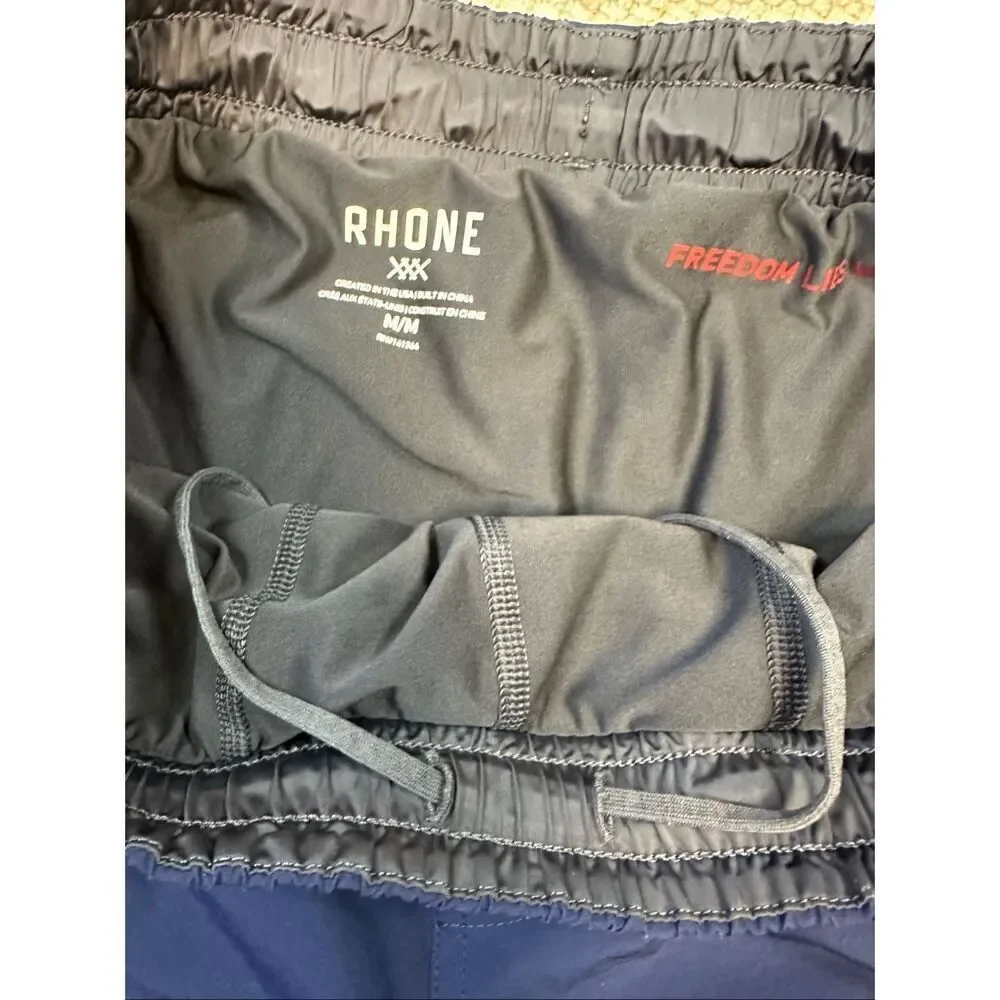 Rhone Board Shorts Swim Trunks Men Size medium  blsck lined